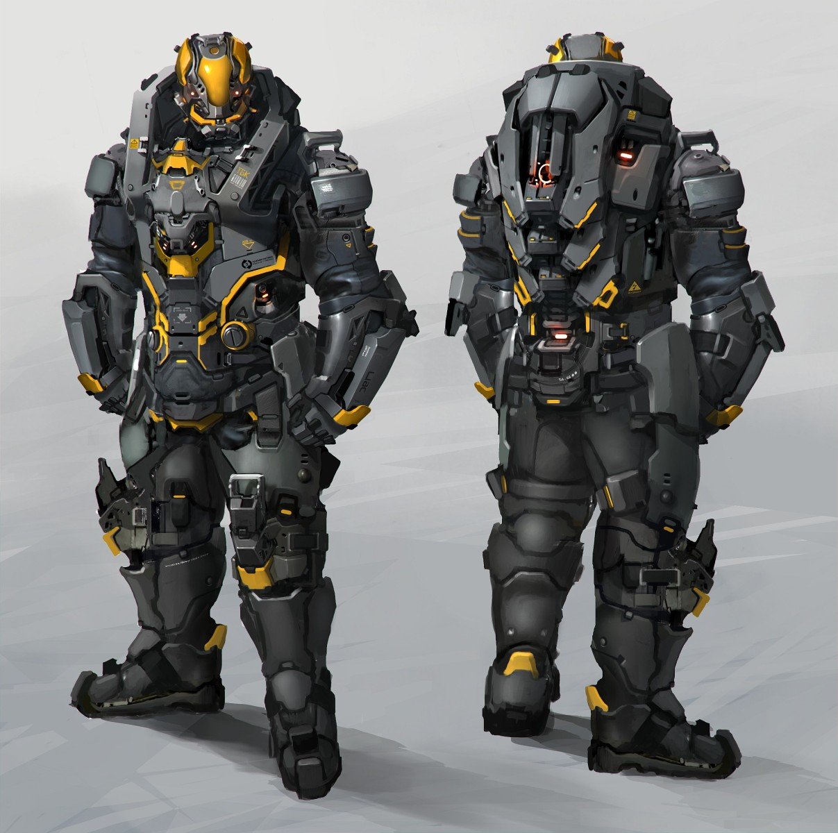 Futuristic Stealth Suit Design by Tysho