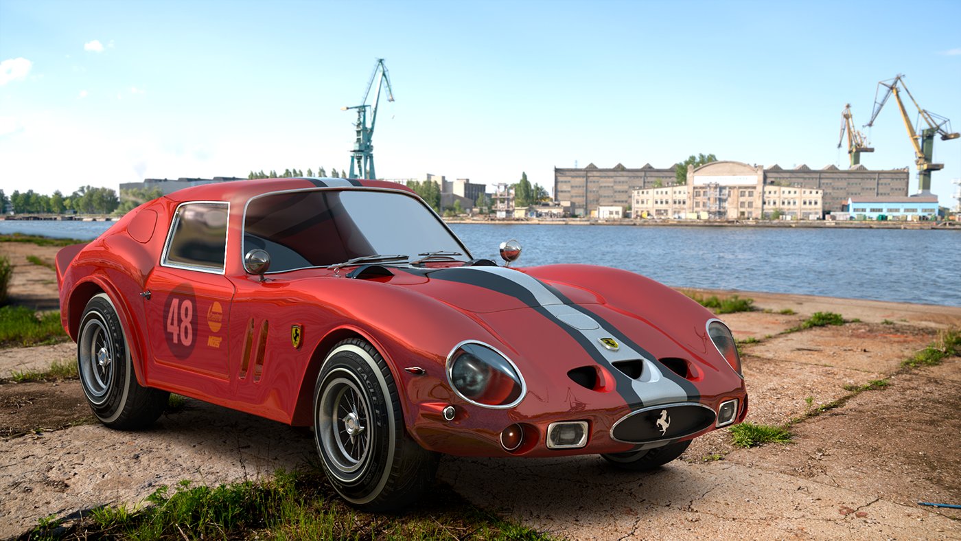Artstation Ferrari 250 Gto 1960 Jorge Andres Pineda Camacho