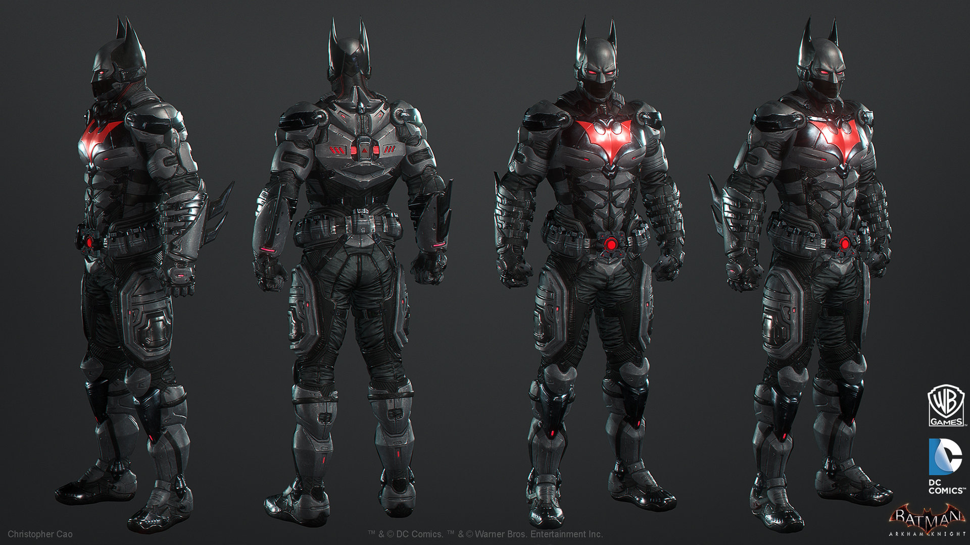 Christopher Cao - Batman: Arkham Knight Skin, Batman Beyond Game Model