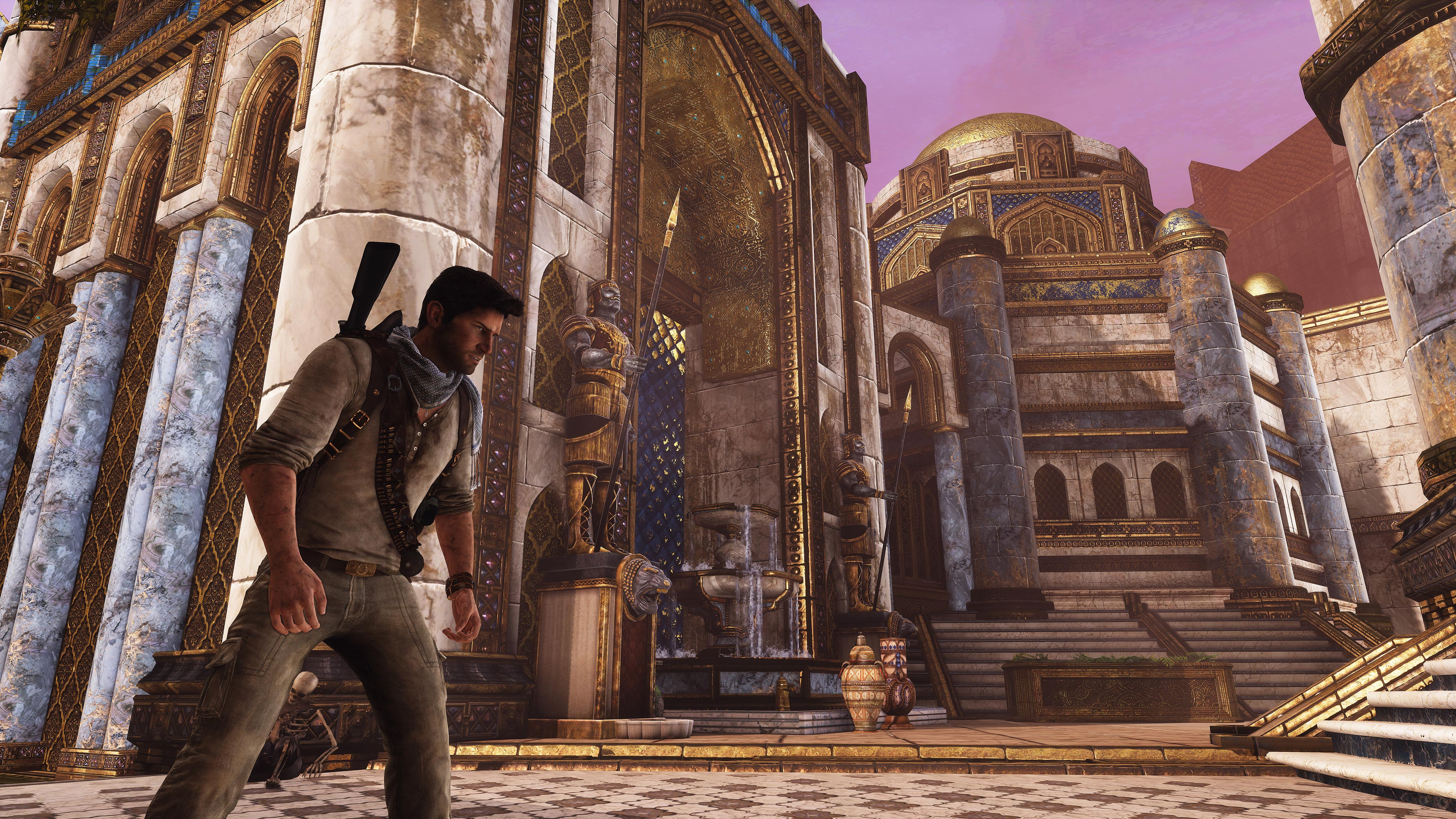 Анчартед 3 головоломка с плитами на полу