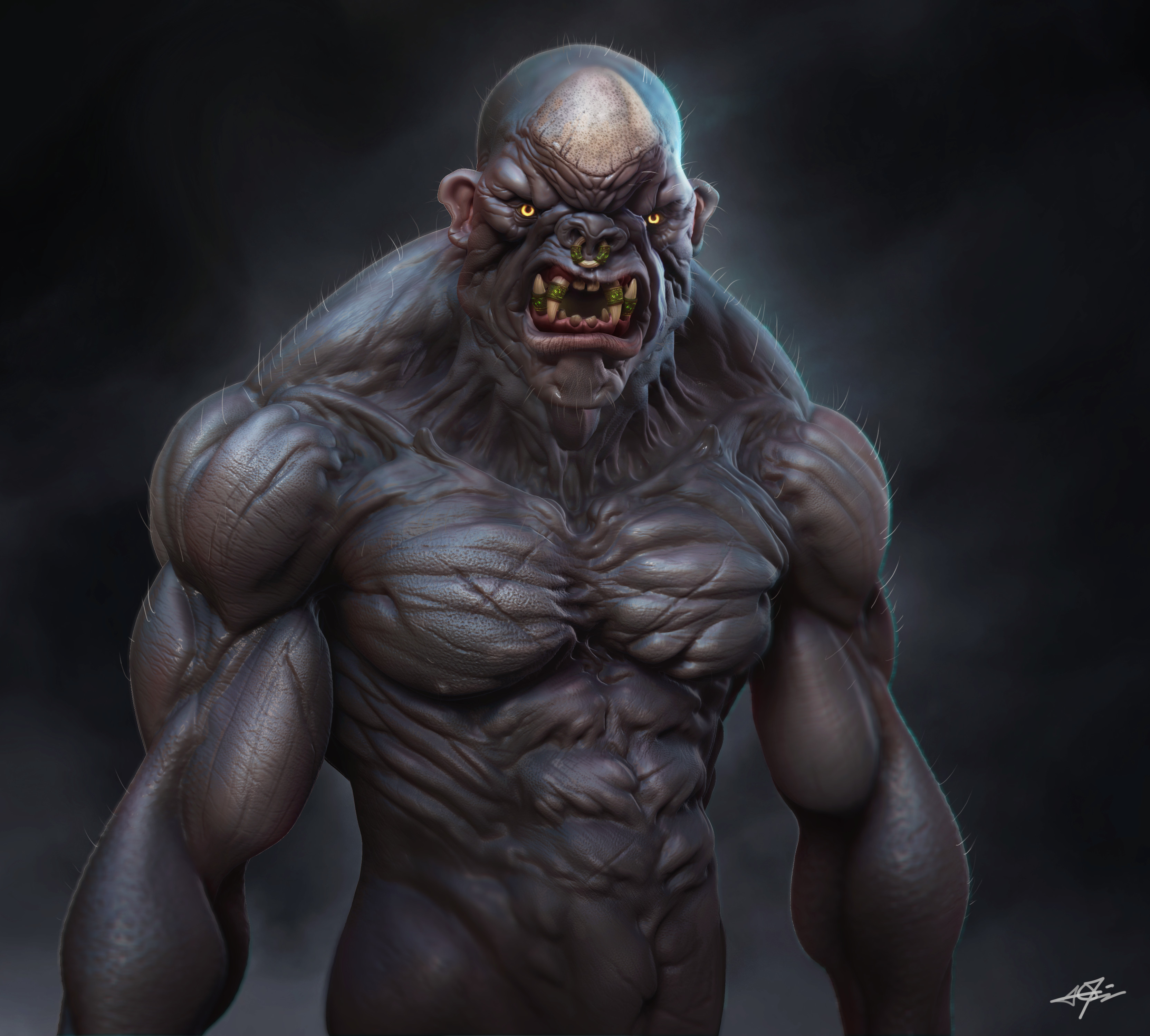 Левиафан лавкрафт. Монстрик с красными глазами. Монстр со. Монстр со. Серокожий орк.