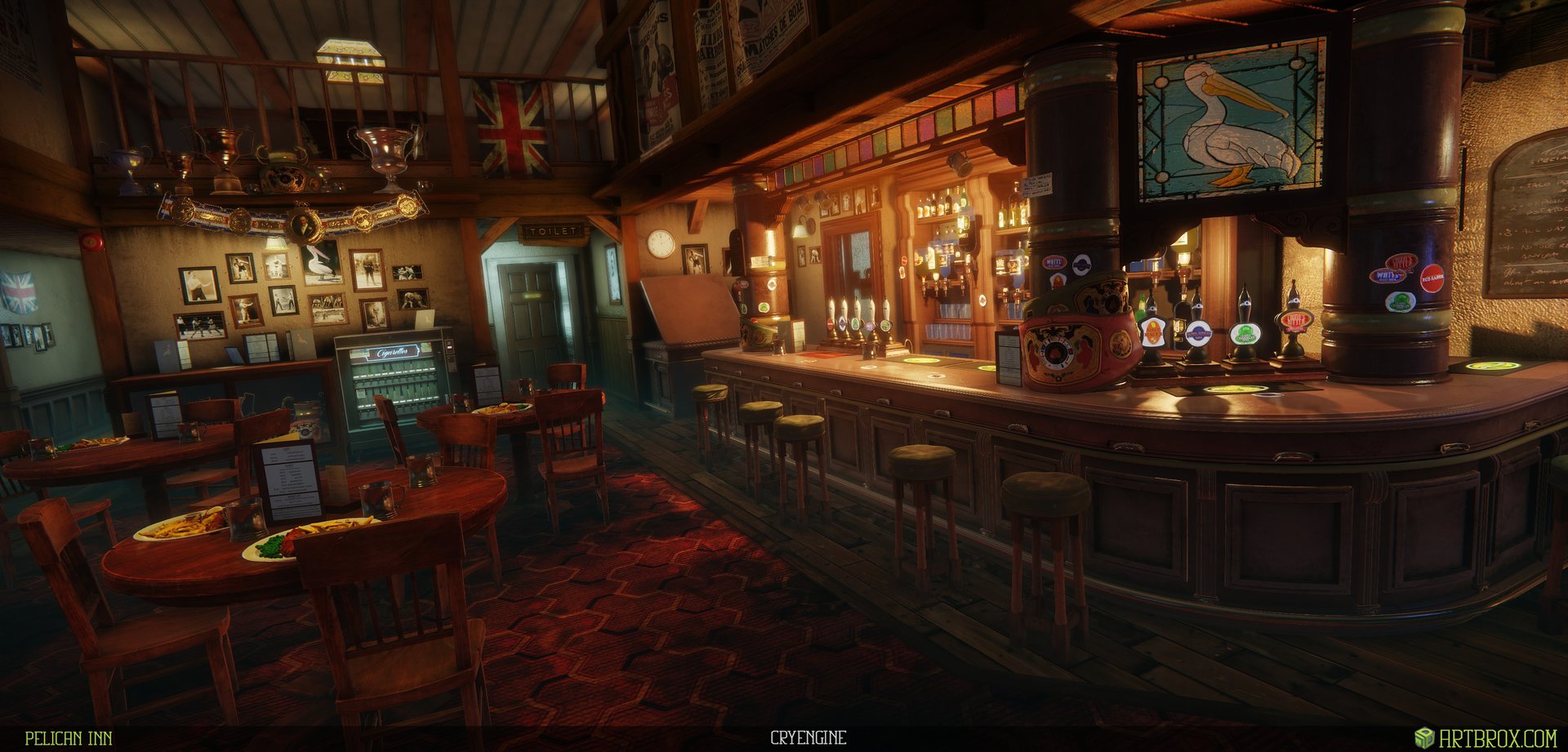 ArtStation - Pelican Pub environment