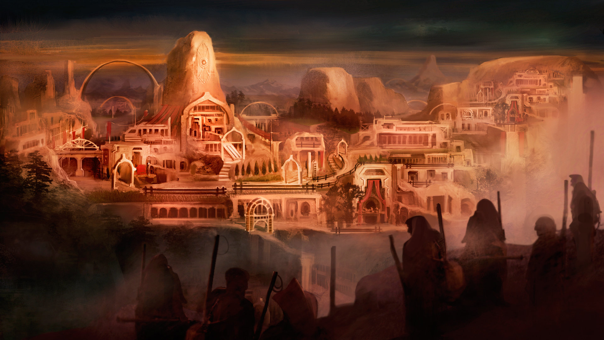 ArtStation Hollow Rock City