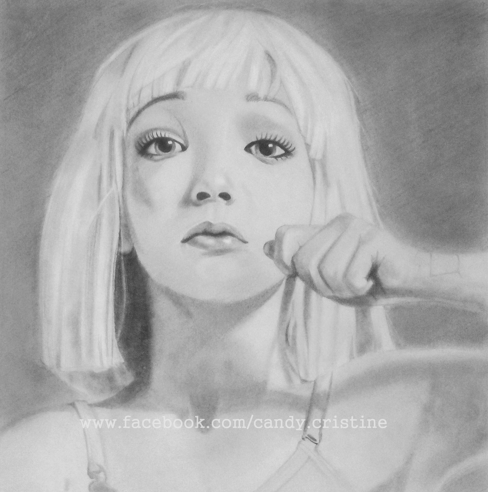 Maddie Ziegler Chandelier Drawing