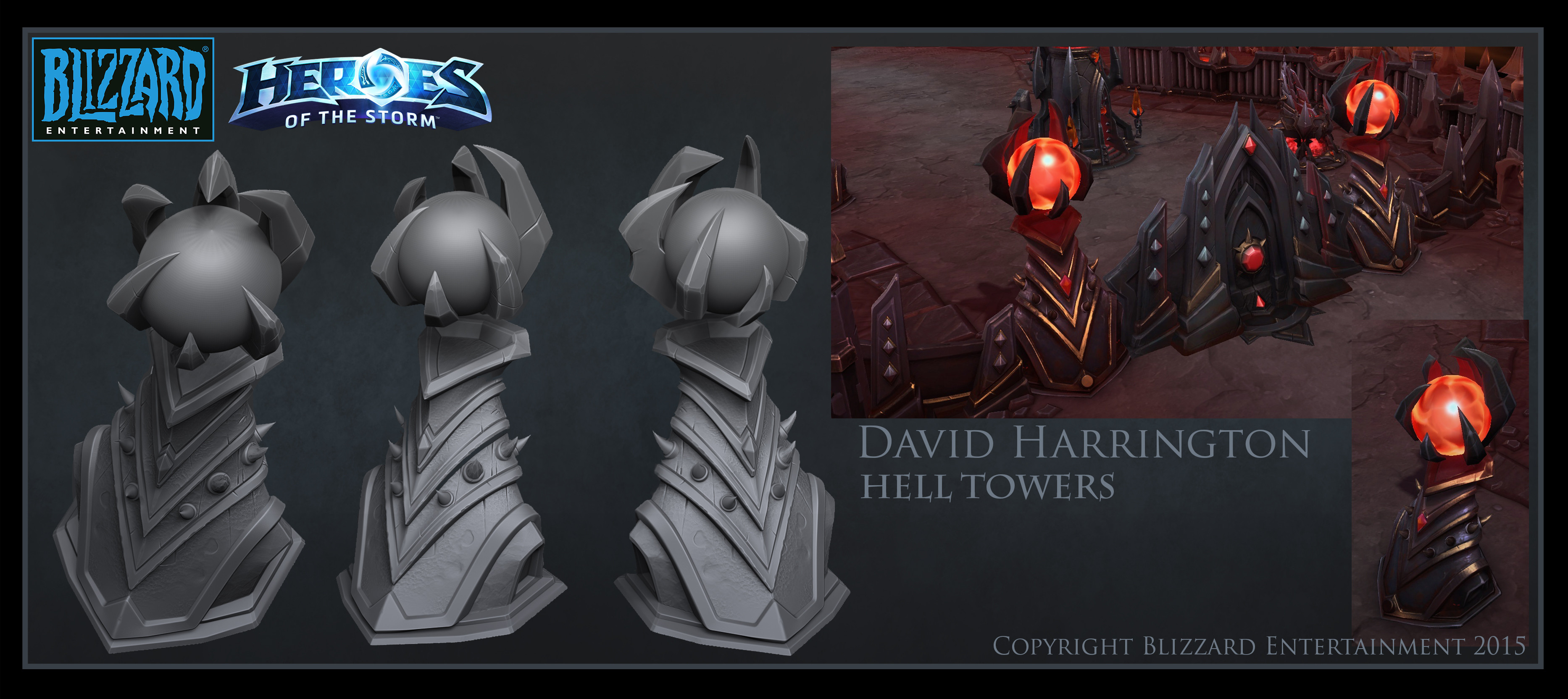 Artstation Heroes Of The Storm Hell Tower Level 1 David