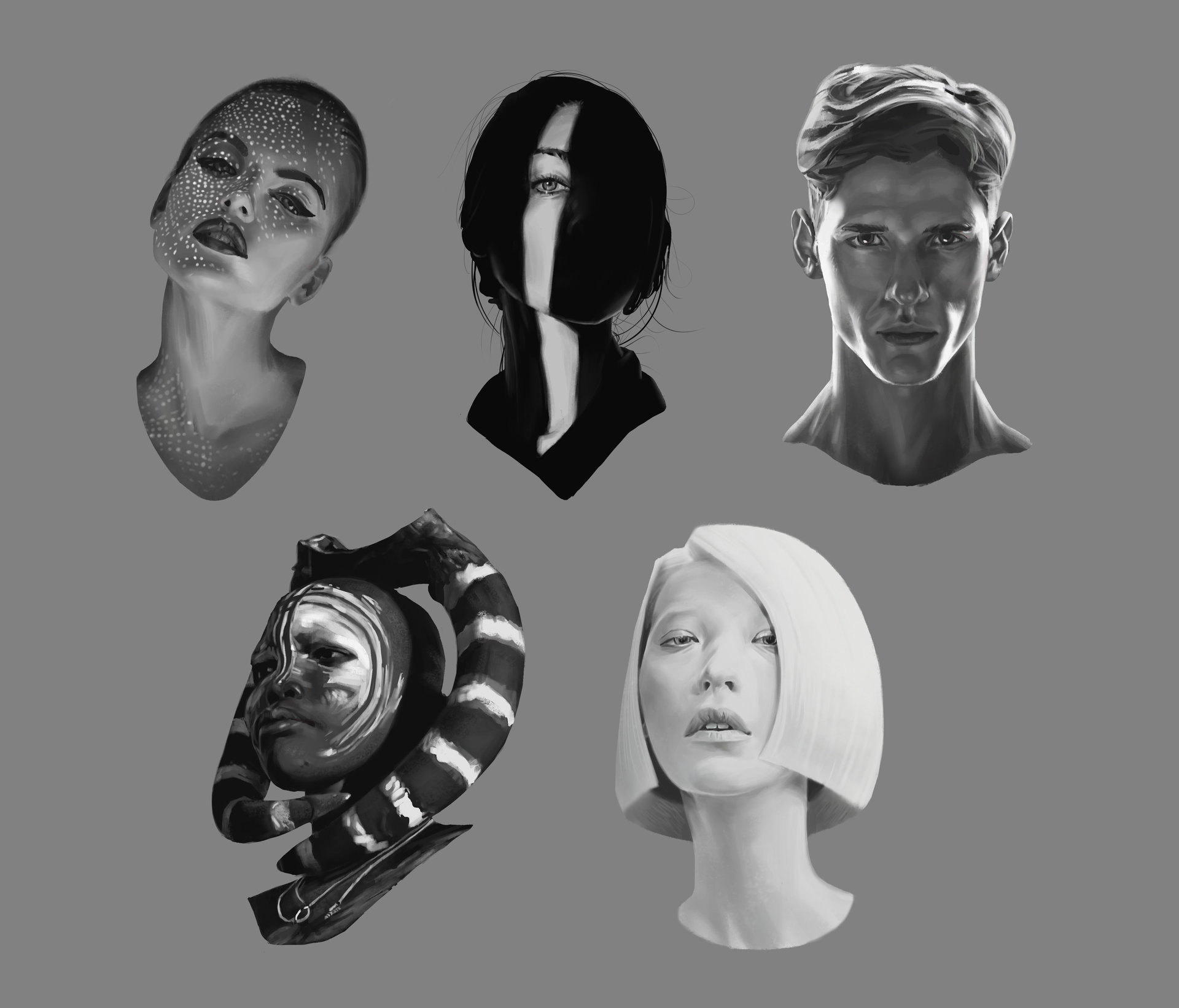 ArtStation Value Study + free Tutorial