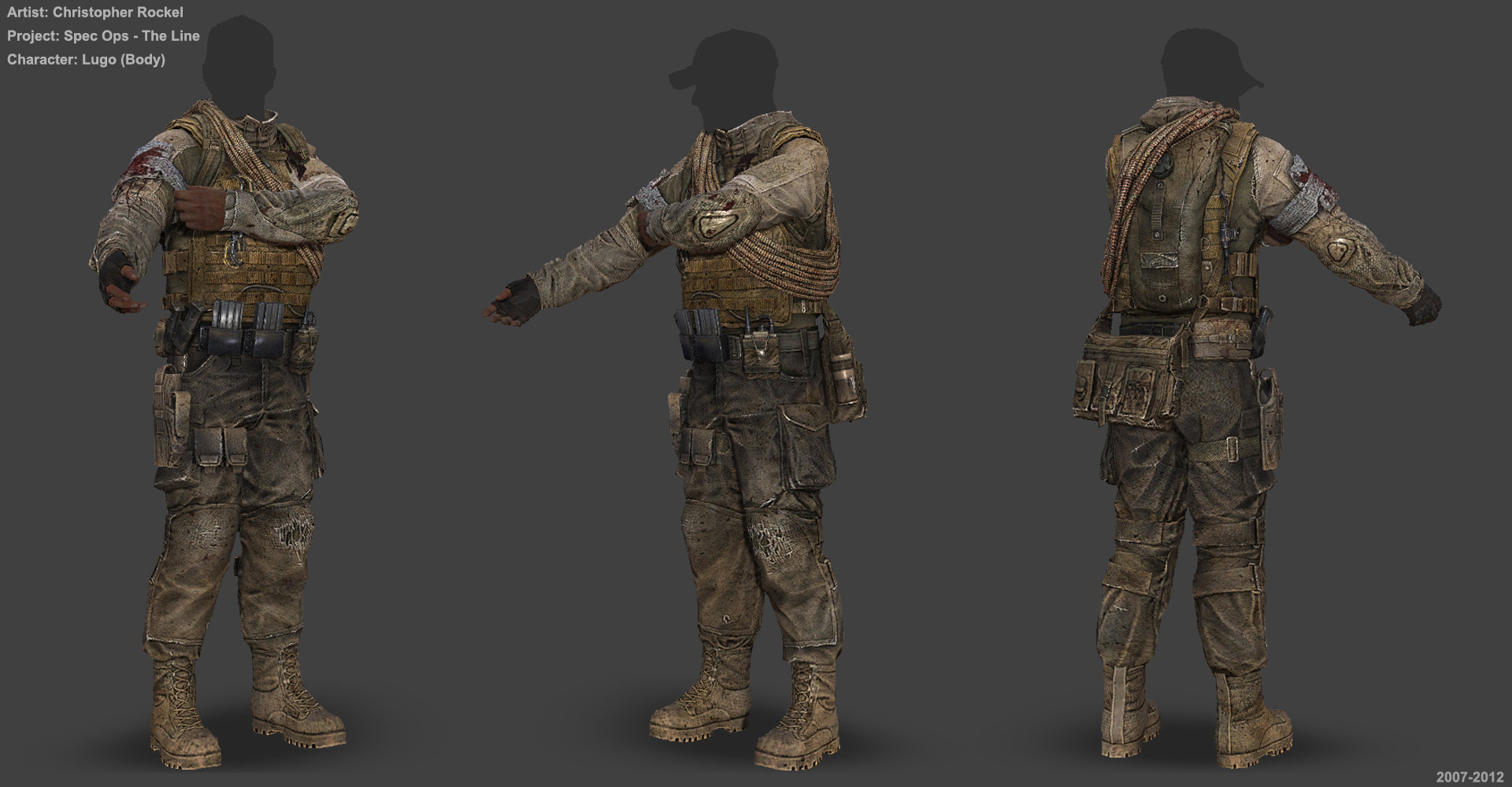 Artstation Spec Ops The Line Characters Christopher Rockel