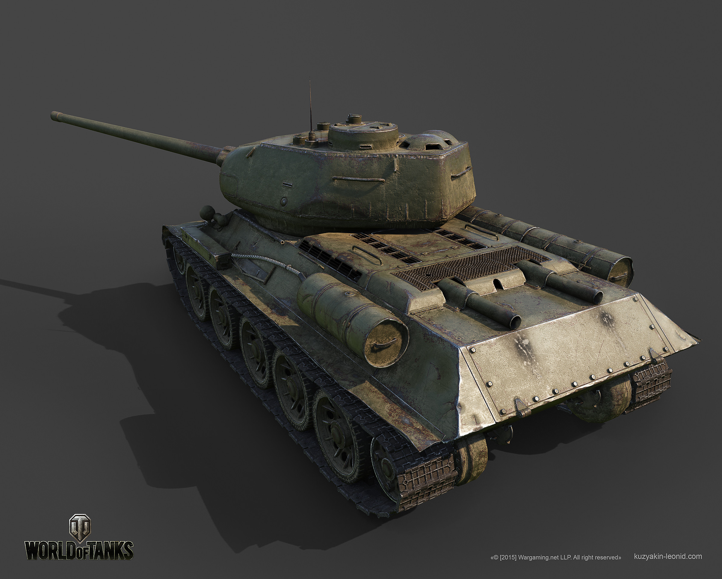 T 34 85m Medium Tank Leonid Kuzyakin Artstation