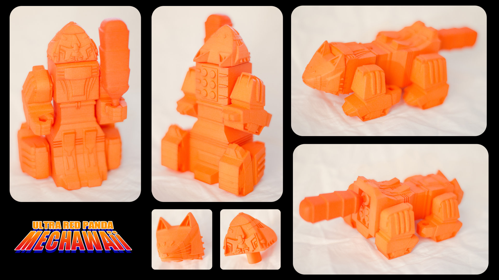 Romain Revert Ultra Red Panda 3d Print
