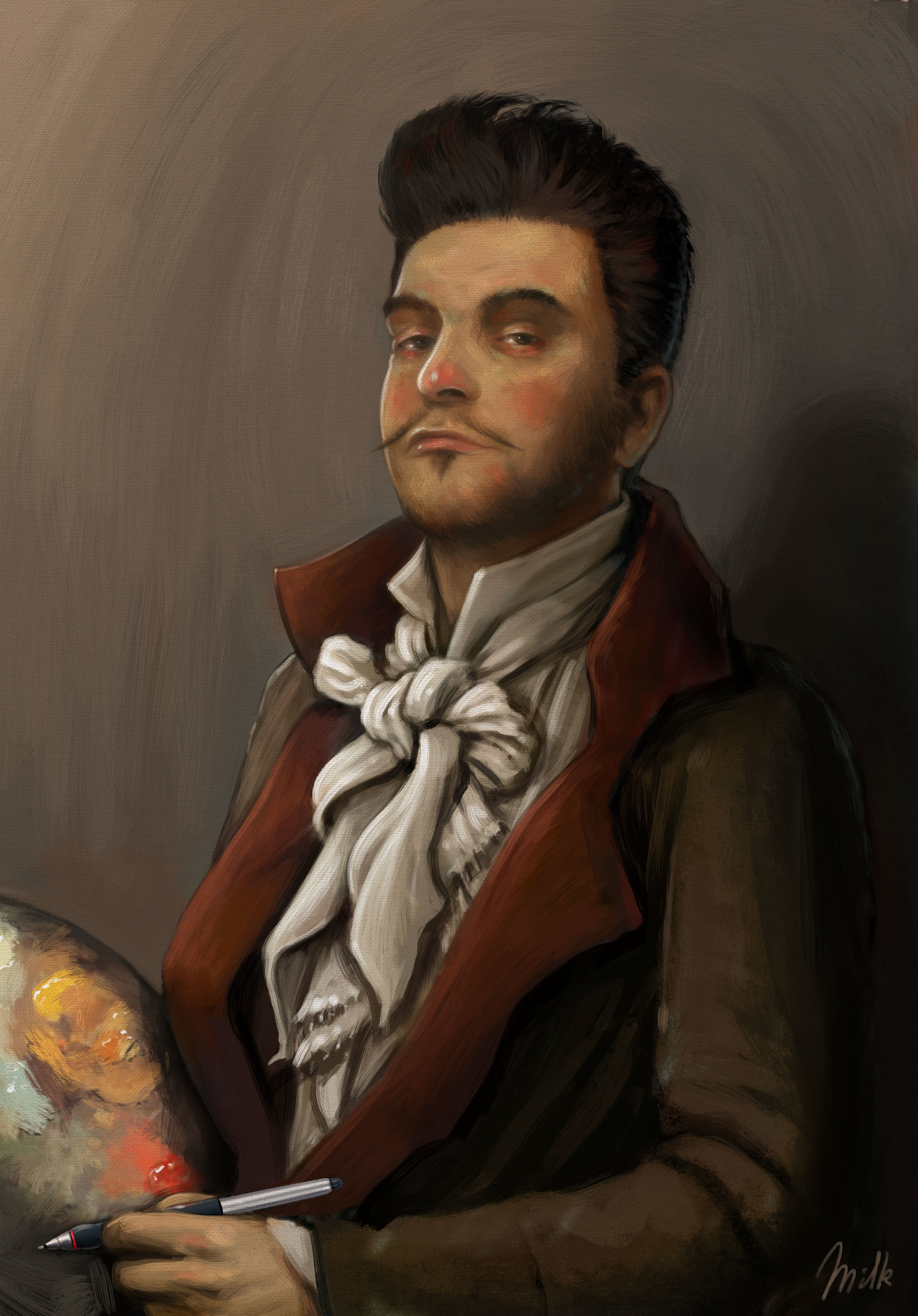 Artstation 18th Century Painter Rob Salien