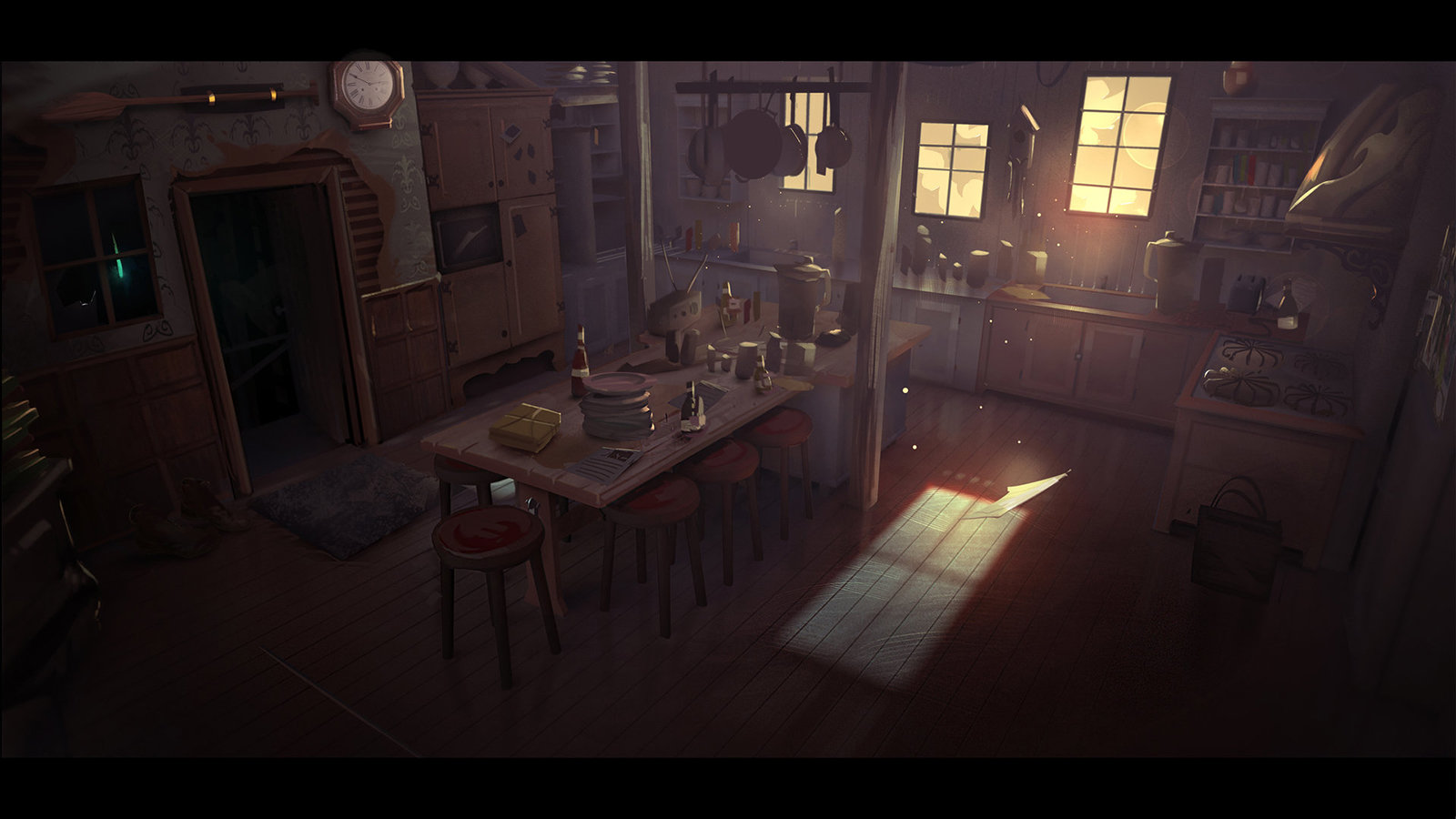 ArtStation - Edith Finch - Kitchen, Theo Aretos