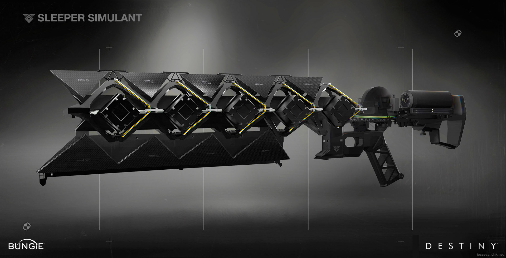 ArtStation Sleeper Simulant concept, Jesse van Dijk