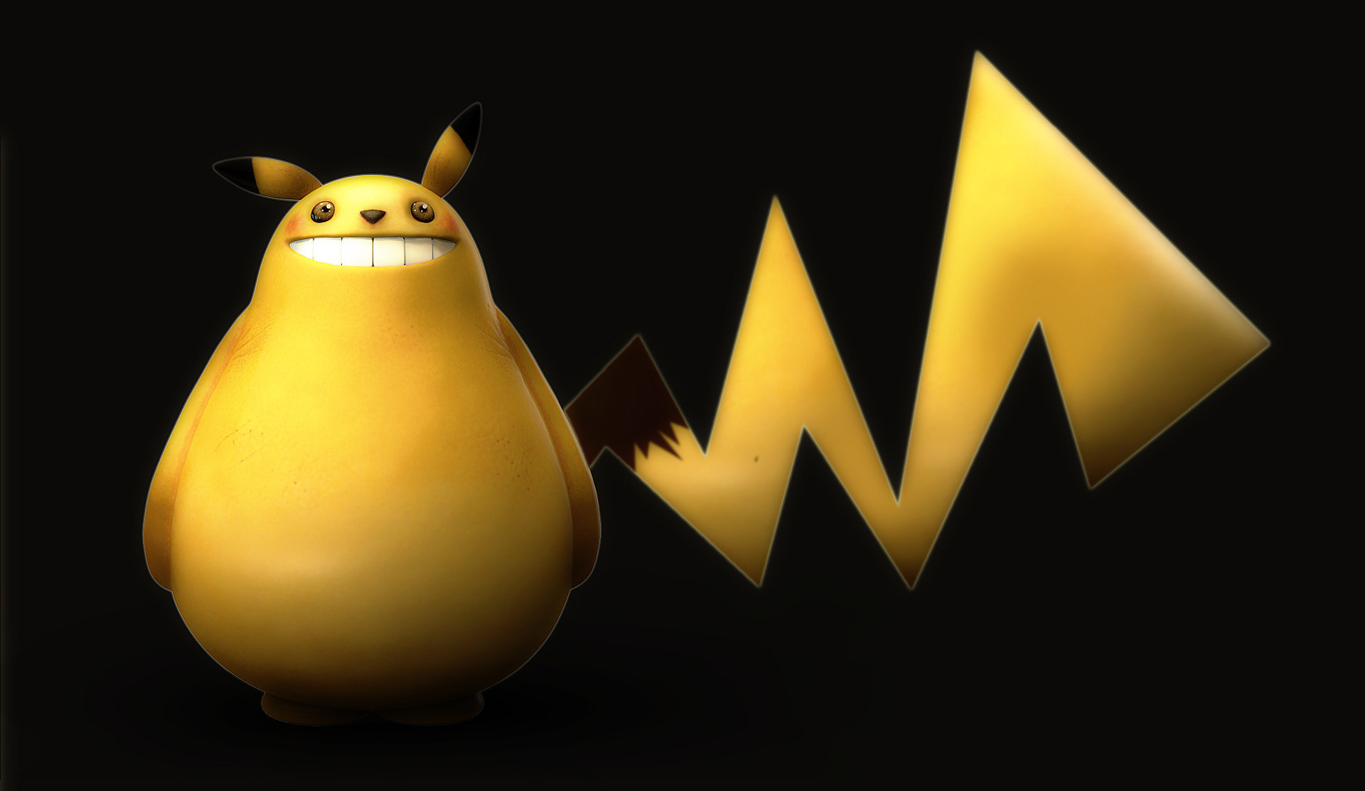 fat pikachu v max