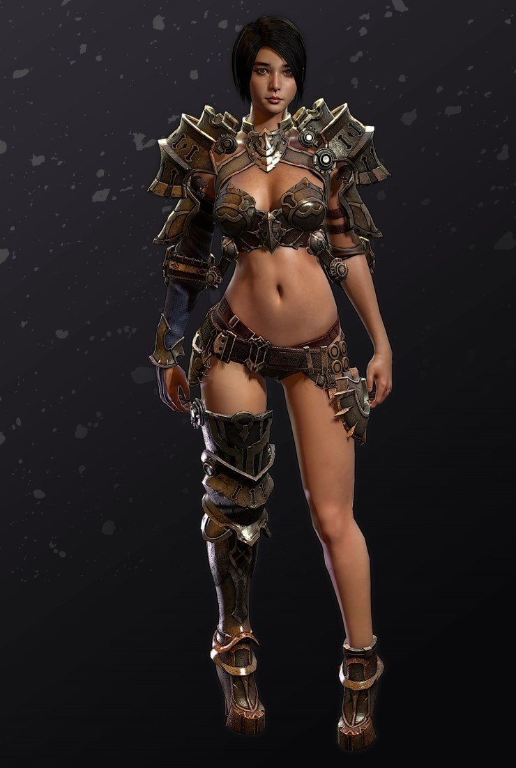 Artstation Female Character Kim Jin Su