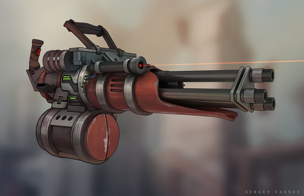 Sergey Vasnev - Minigun concept