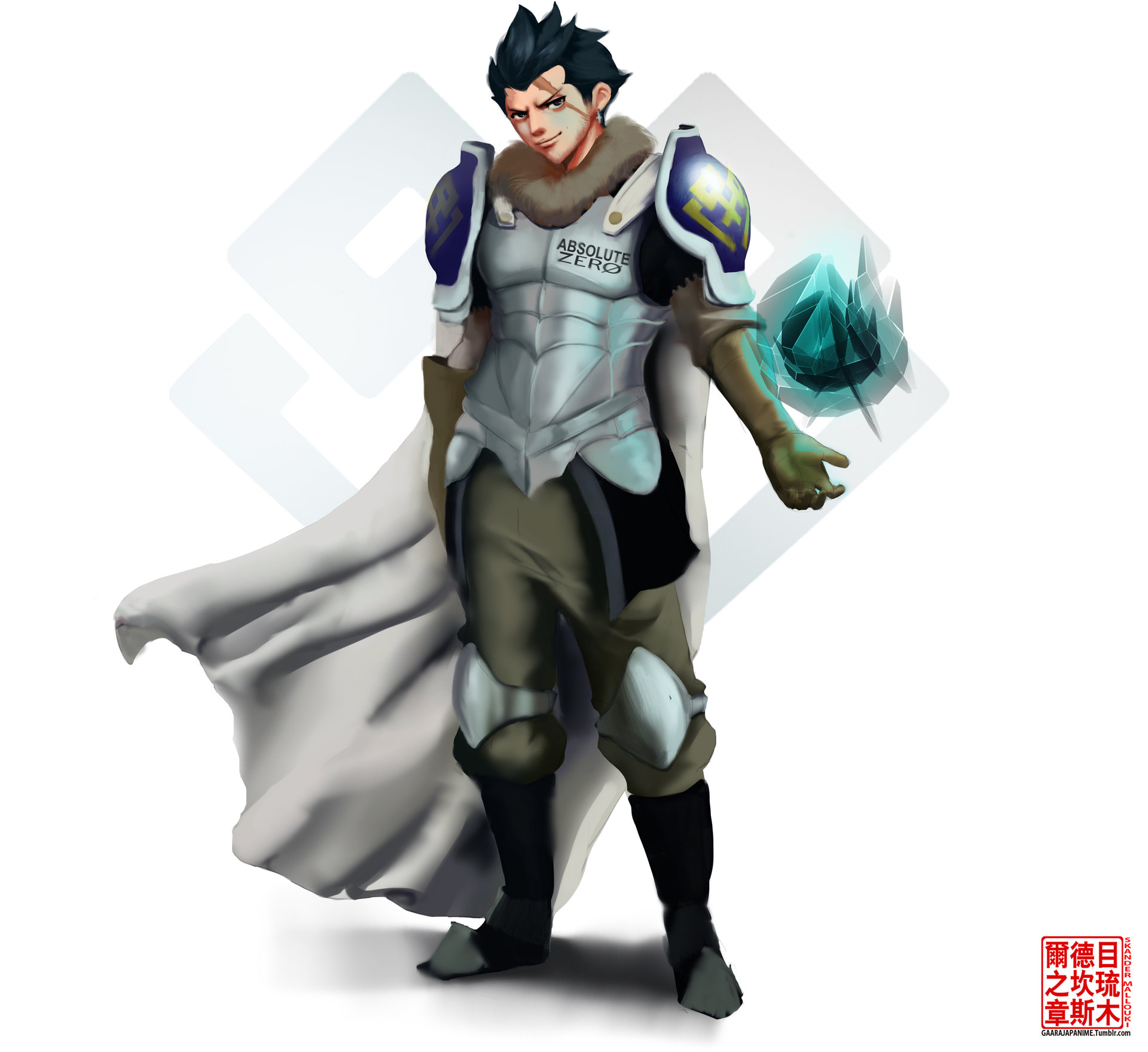 Artstation Silver Fullbuster シルバーフルバスタ Absolute Zero Fairy Tail Skander Mallouki