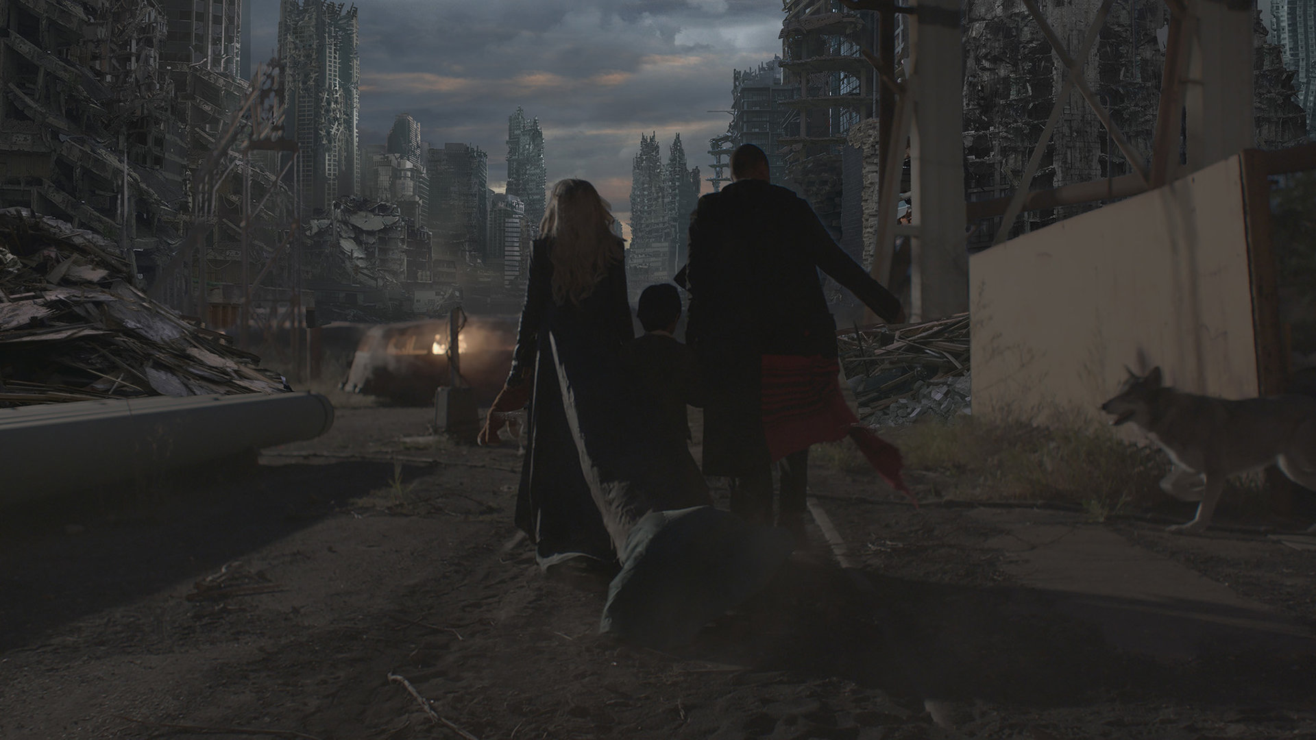 Artstation Madonna Ghost Town Music Video Matte Painting