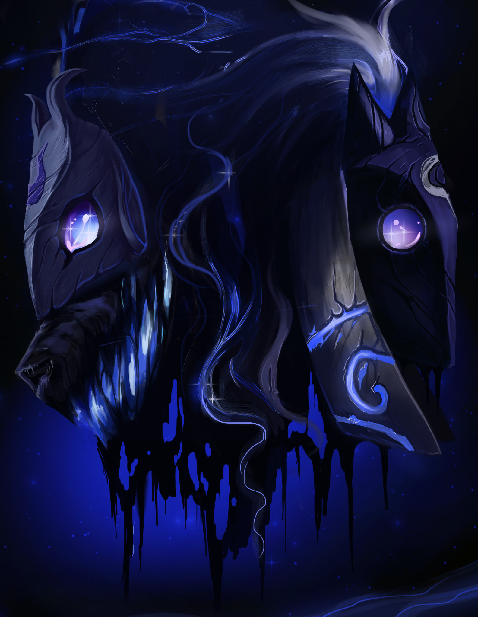 Artstation League Of Legends Kindred Eollyn Art