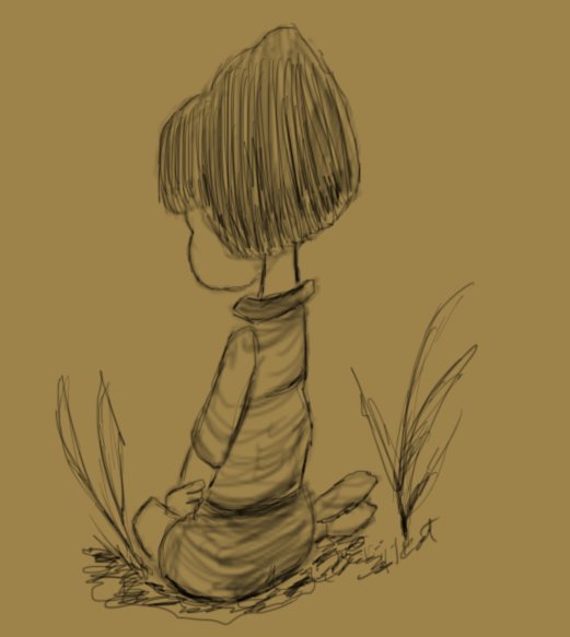 Jay Donovan Lonely Girl,Beginner Cartoon Love Cute Little Girl Pencil Sketches