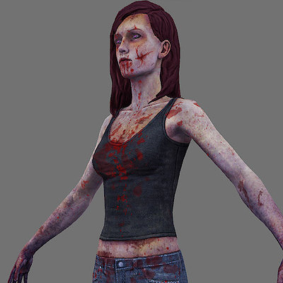 Roman batrakov zombie girl 01f2