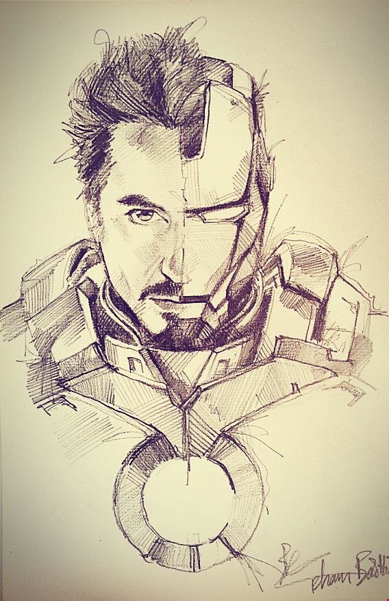 Pencil Sketches Avengers Chelss Chapman