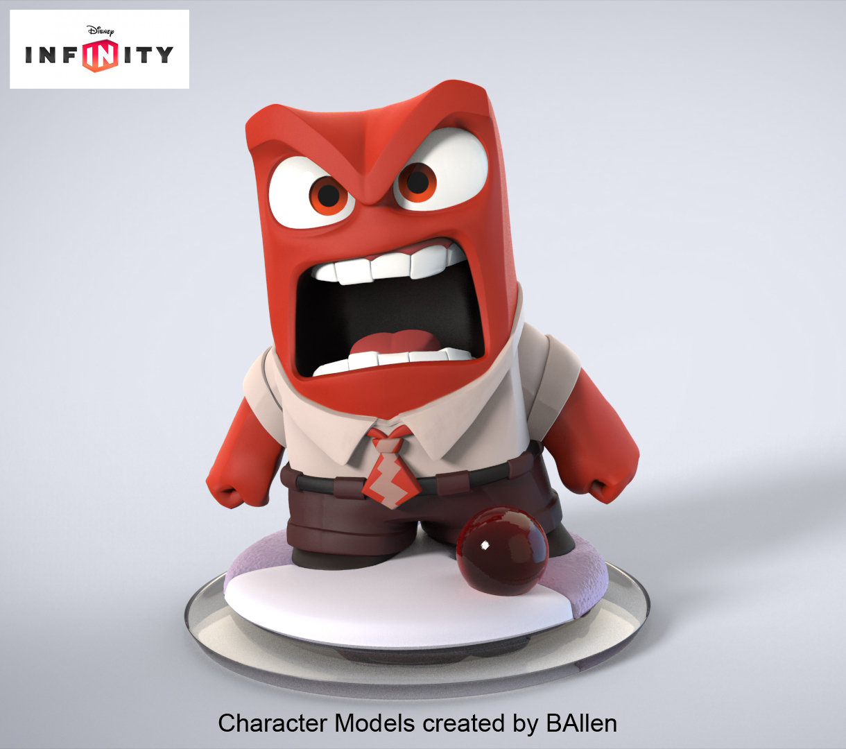Anger Character Model by BAllen
