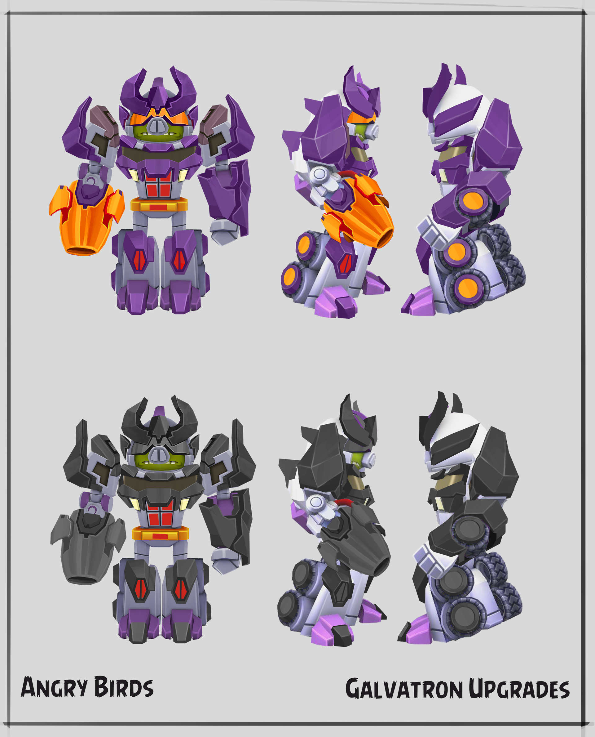 Artstation Angry Birds Transformers Luke Kendall