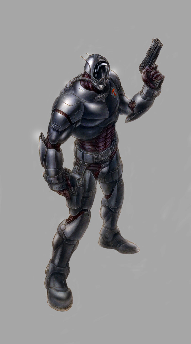 Greg Luzniak - Marvel - Strike Force - Character Concept Turnarounds