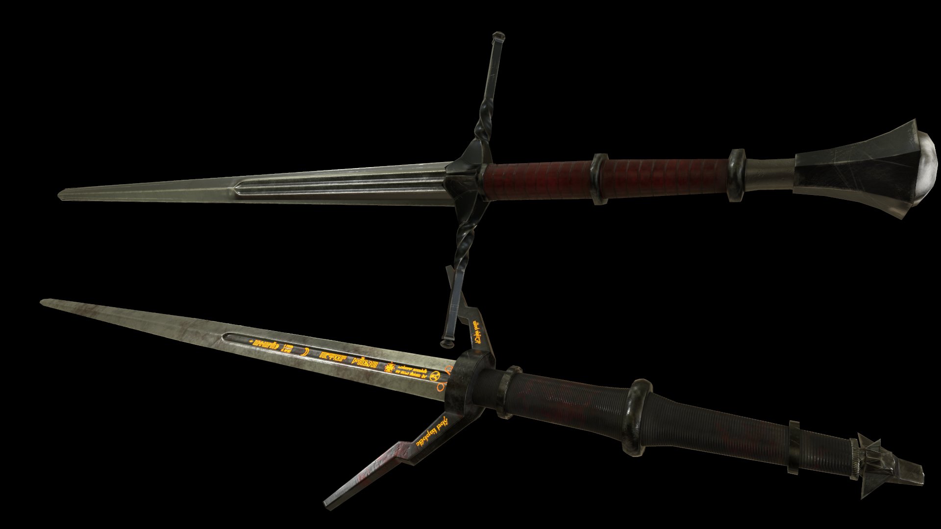 The witcher 3 e3 swords фото 41