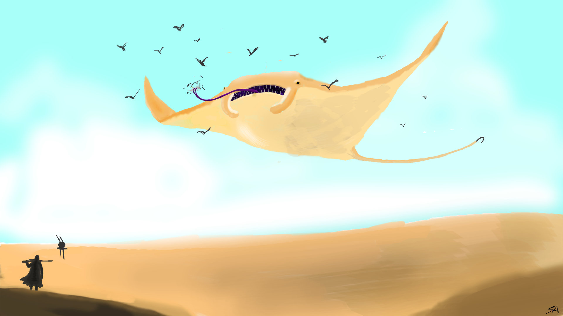 Artstation Sky Ray Sean Ayres Artstation Sky Ray Sean Ayres