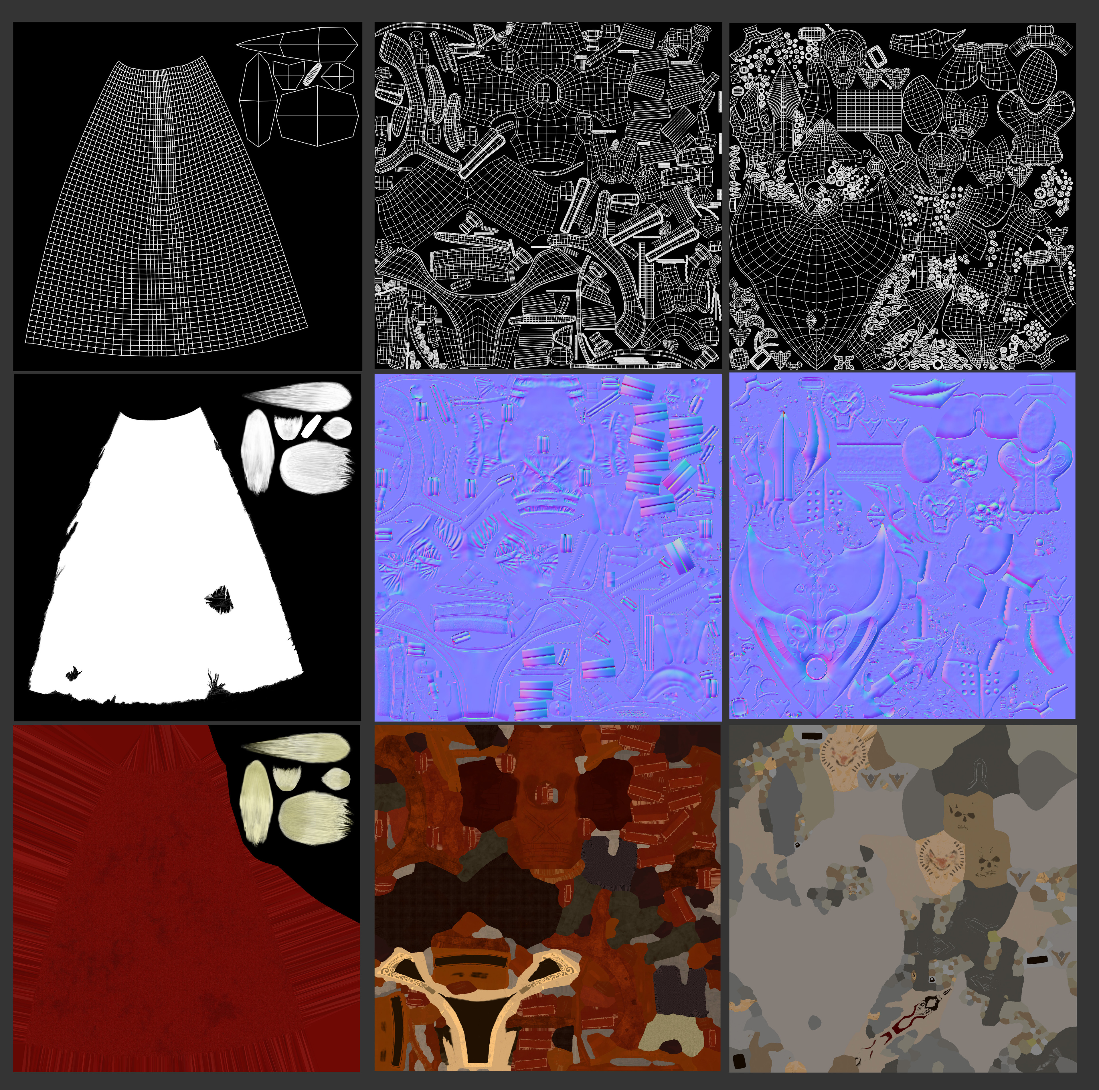 Sample of UV Maps