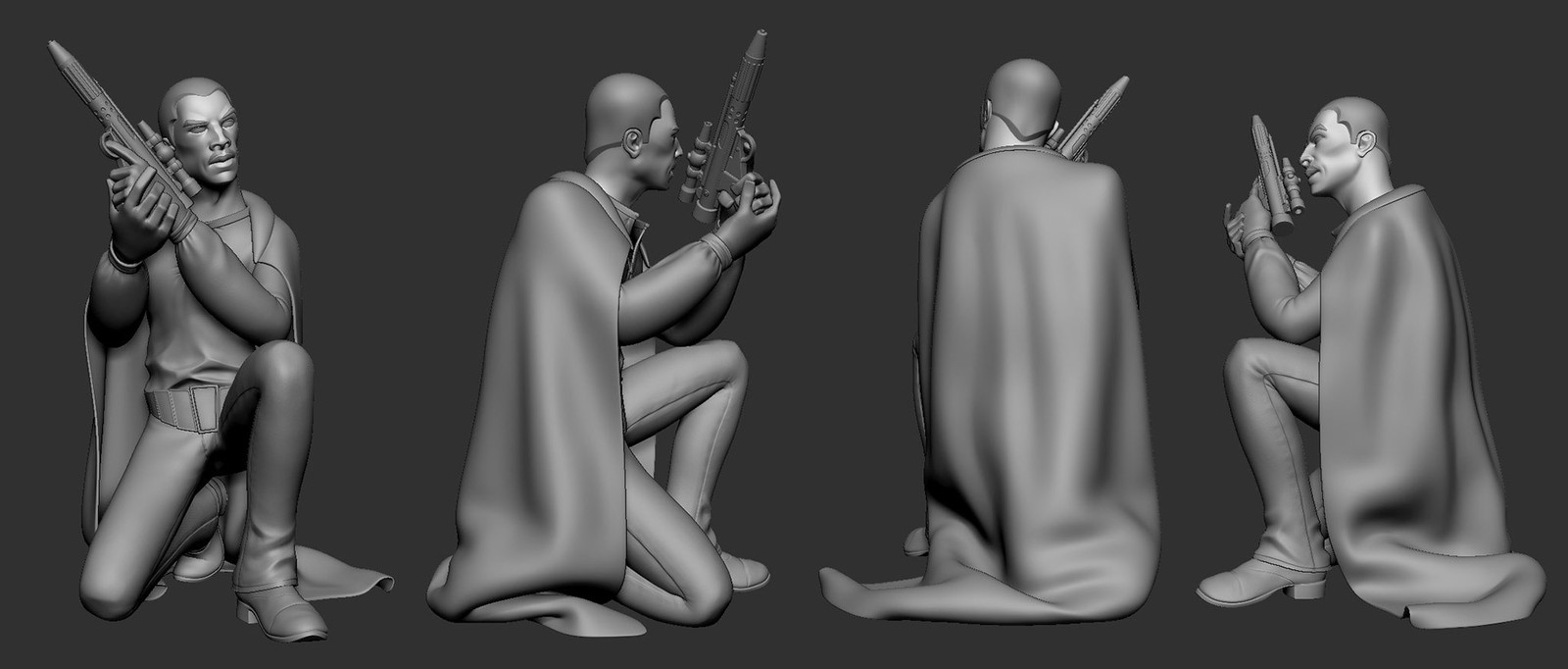 Grey material in ZBrush