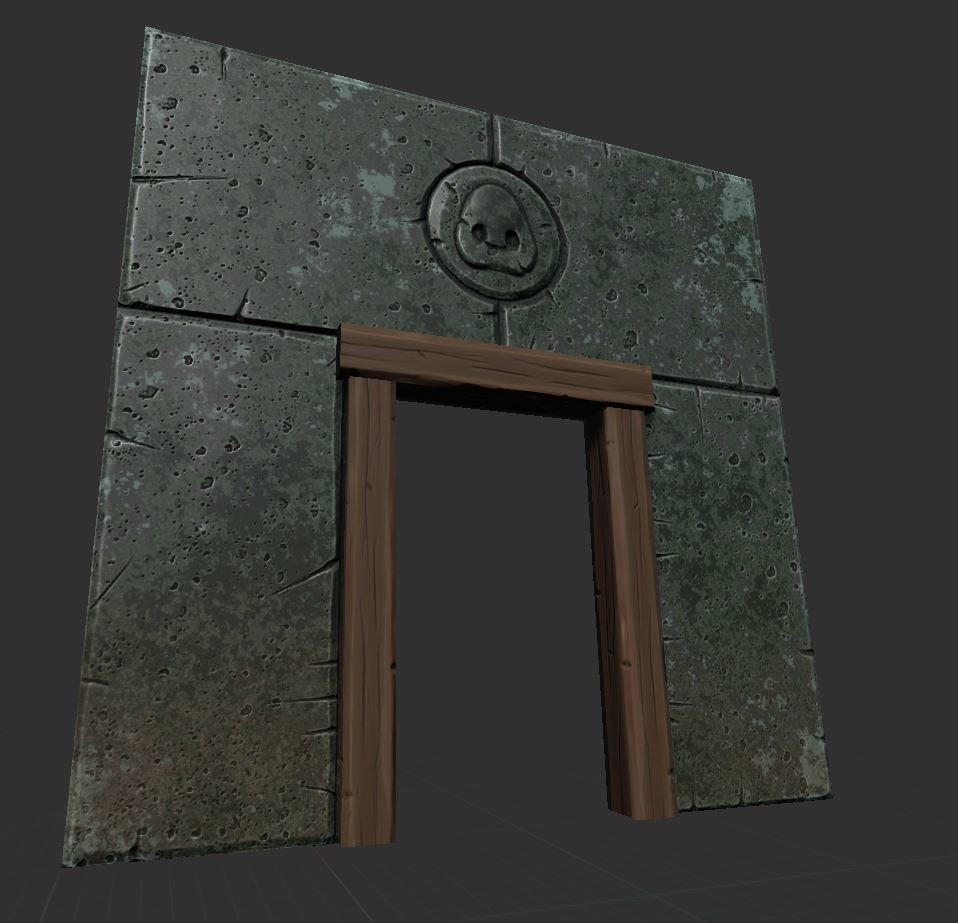 The Version with doorway cutout. UE4 render