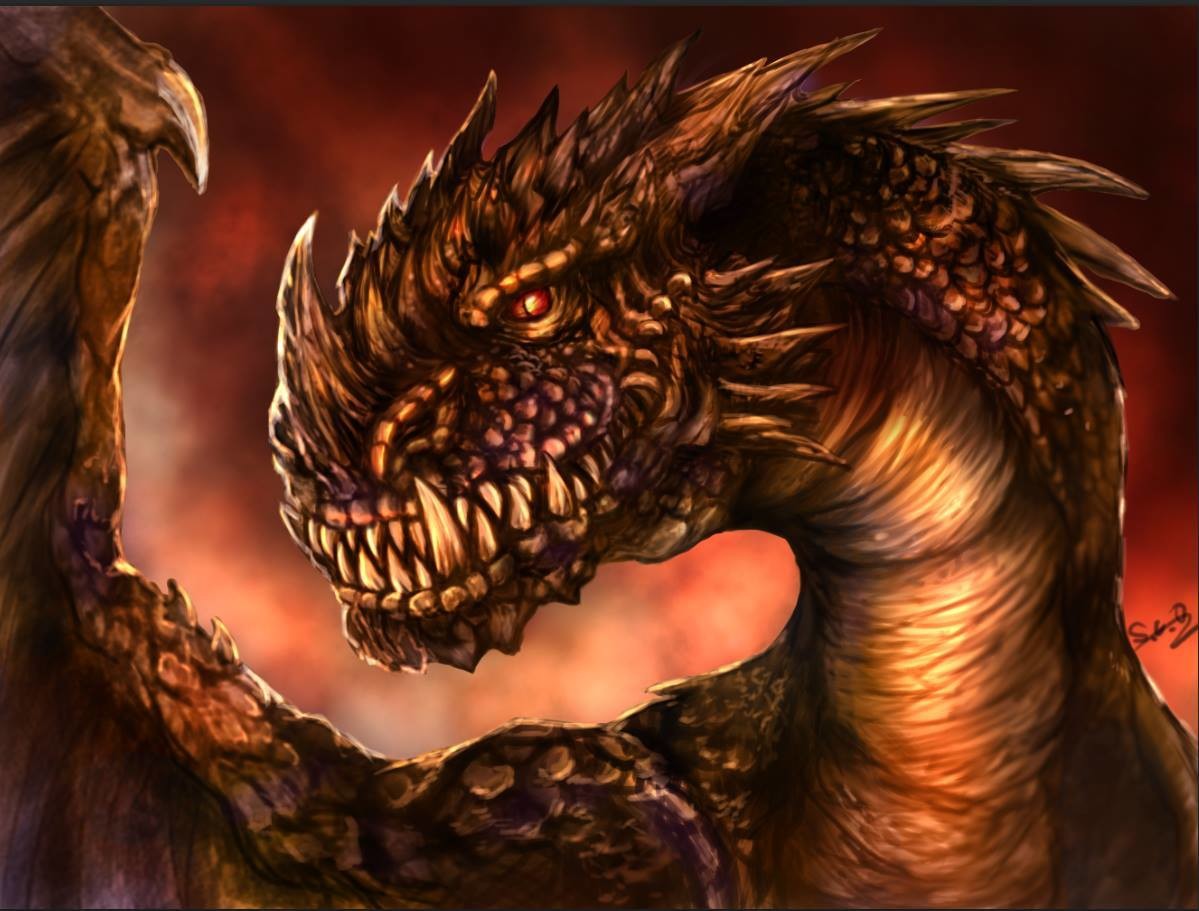 ArtStation - Evil dragon