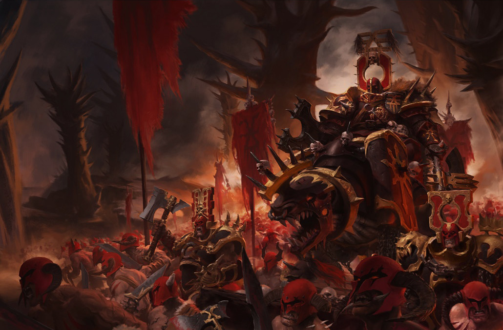 Artstation Battletome Khorne Bloodbound Jihun Lee