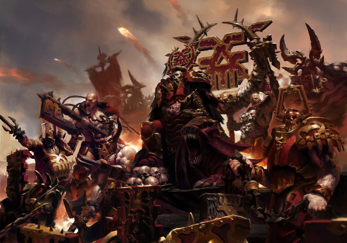 Artstation Battletome Khorne Bloodbound Jihun Lee