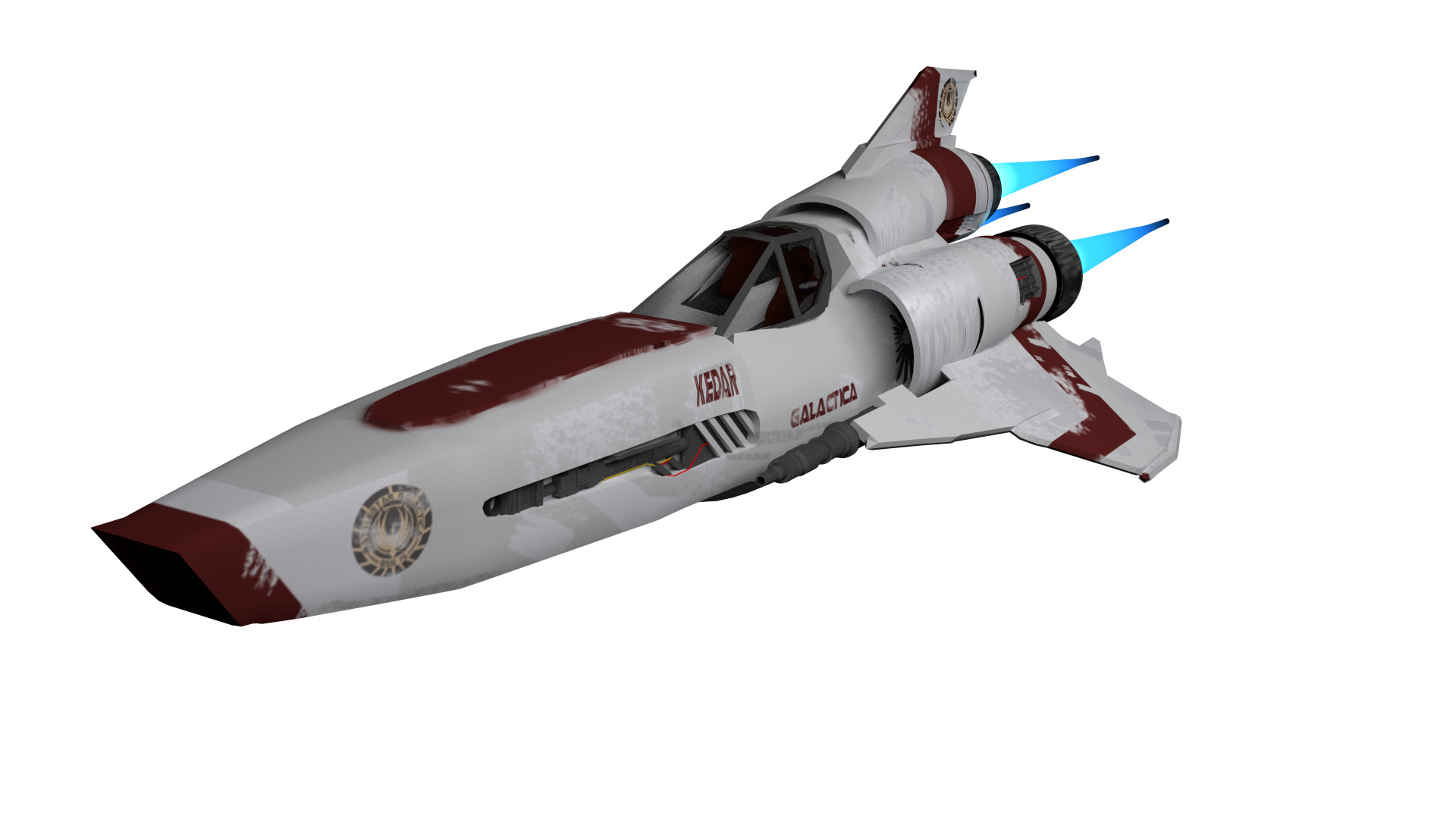 battlestar galactica 3d model