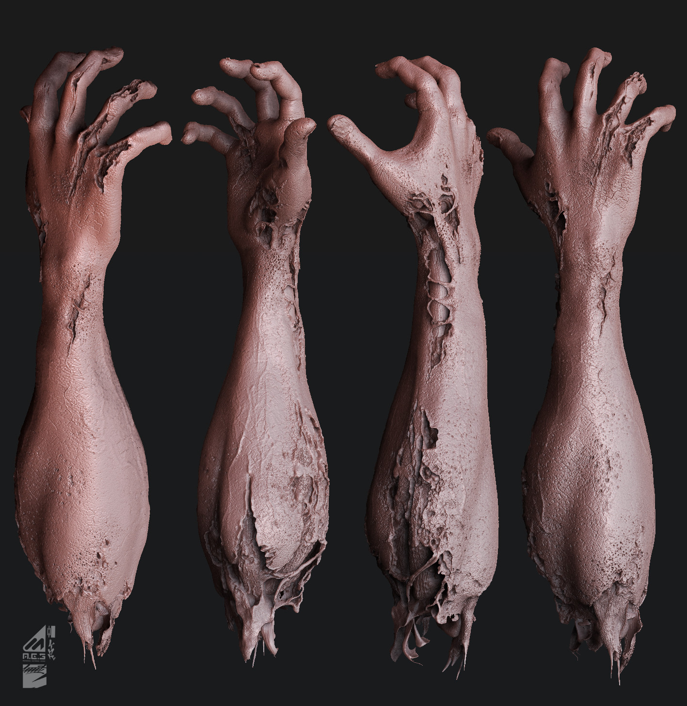 ArtStation - Arm zombie study, Digital HUIT