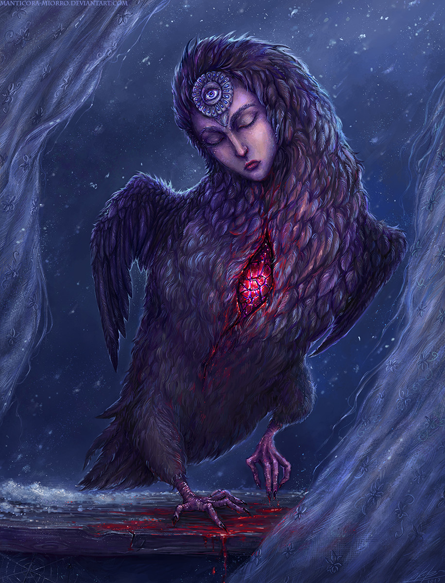 ArtStation Wounded Bird