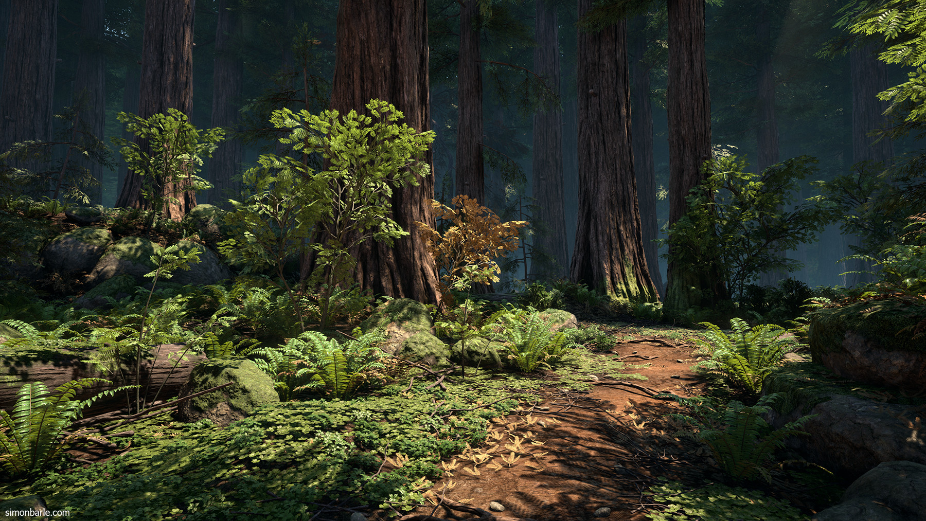 Simon Barle - Redwood Forest UE4