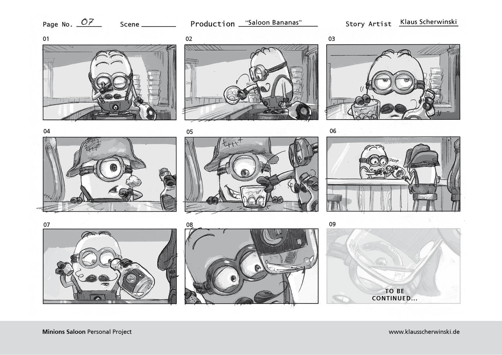 This completes ca. 50% of the story. The rest exists only as a rough storyboard so far - check it our here: https://www.artstation.com/artwork/Zd2E0