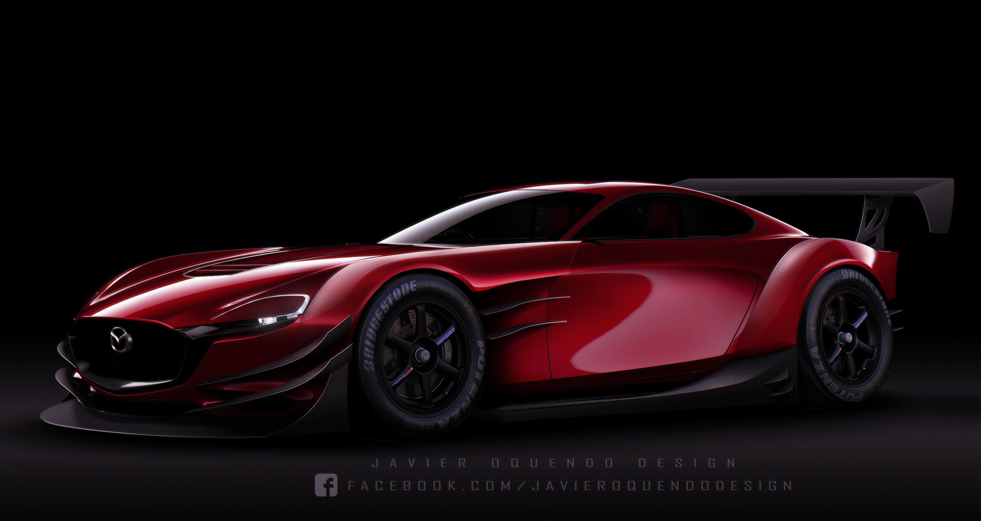 Artstation Mazda Rx Vision Concept Super Gt Race Car Javier Oquendo
