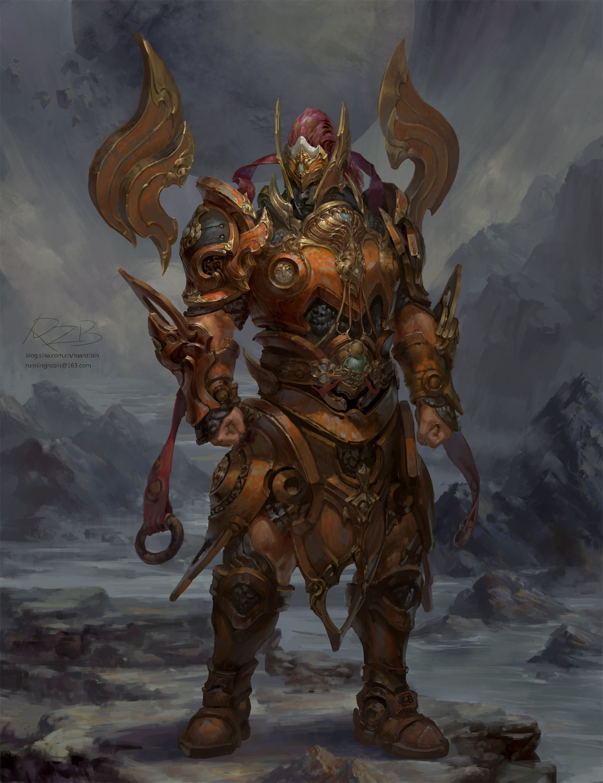 Artstation Demigod Robin Ruan