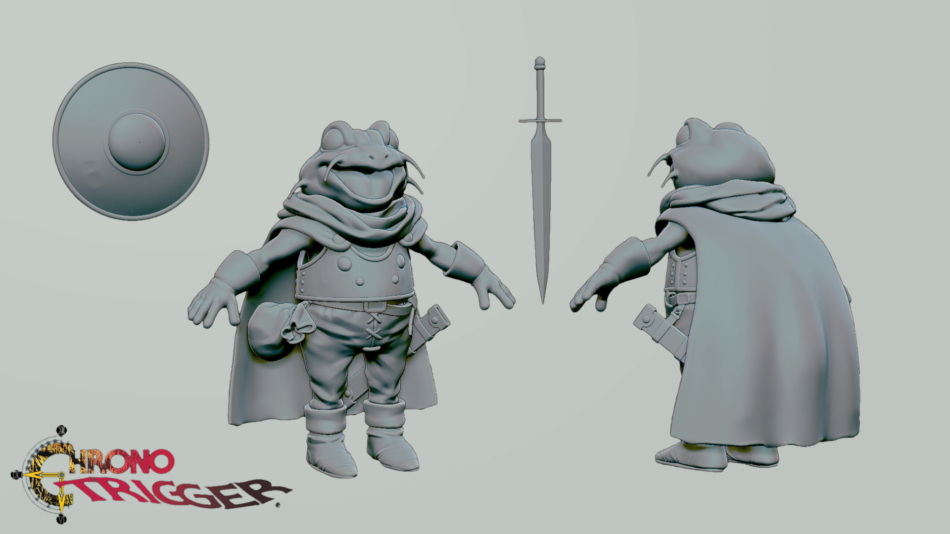 Artstation Chrono Trigger Frog Andrew Klimas