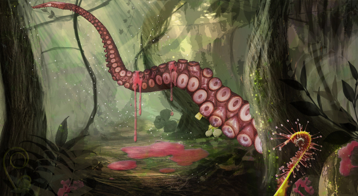 Artstation Alien Jungle Concept Liam Morris