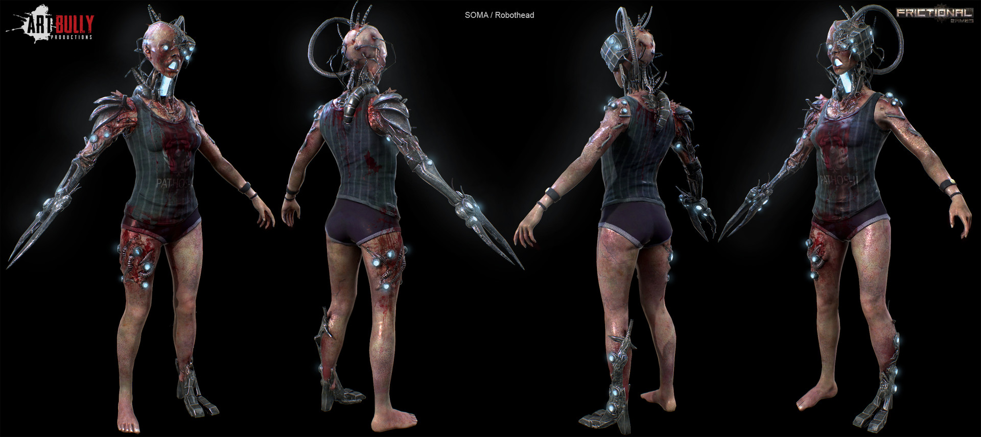 Artstation Soma Character Art Dump Art Bully Productions