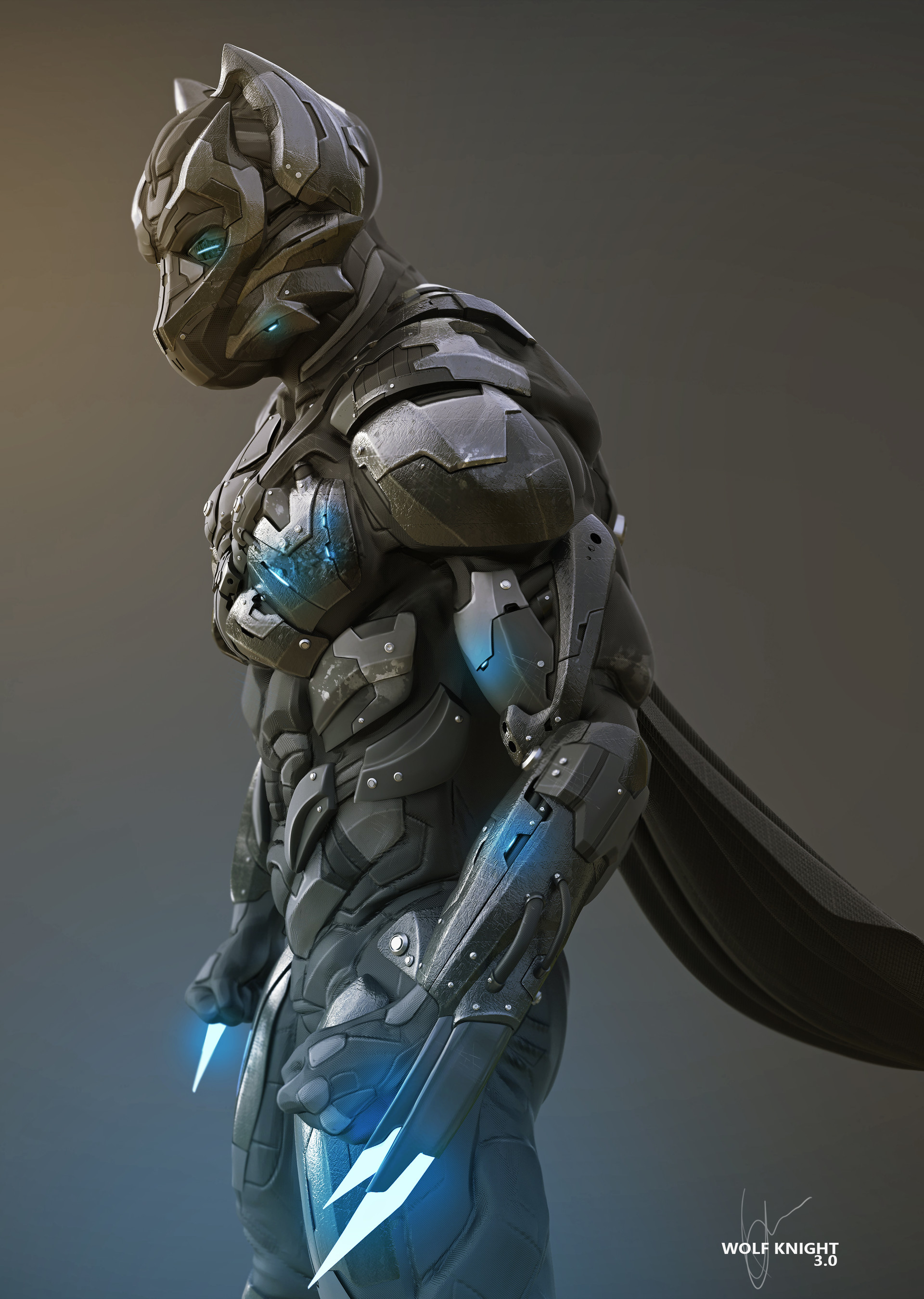 ArtStation - Wolf Knight 3.0, Richie mason