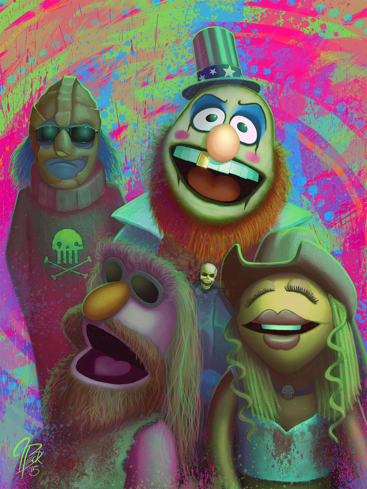 Electric Mayhem as Capt. Spaulding and the Firefly Family