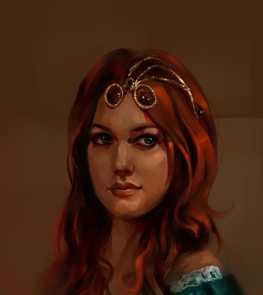 ArtStation - Turkish girl (Hürrem)