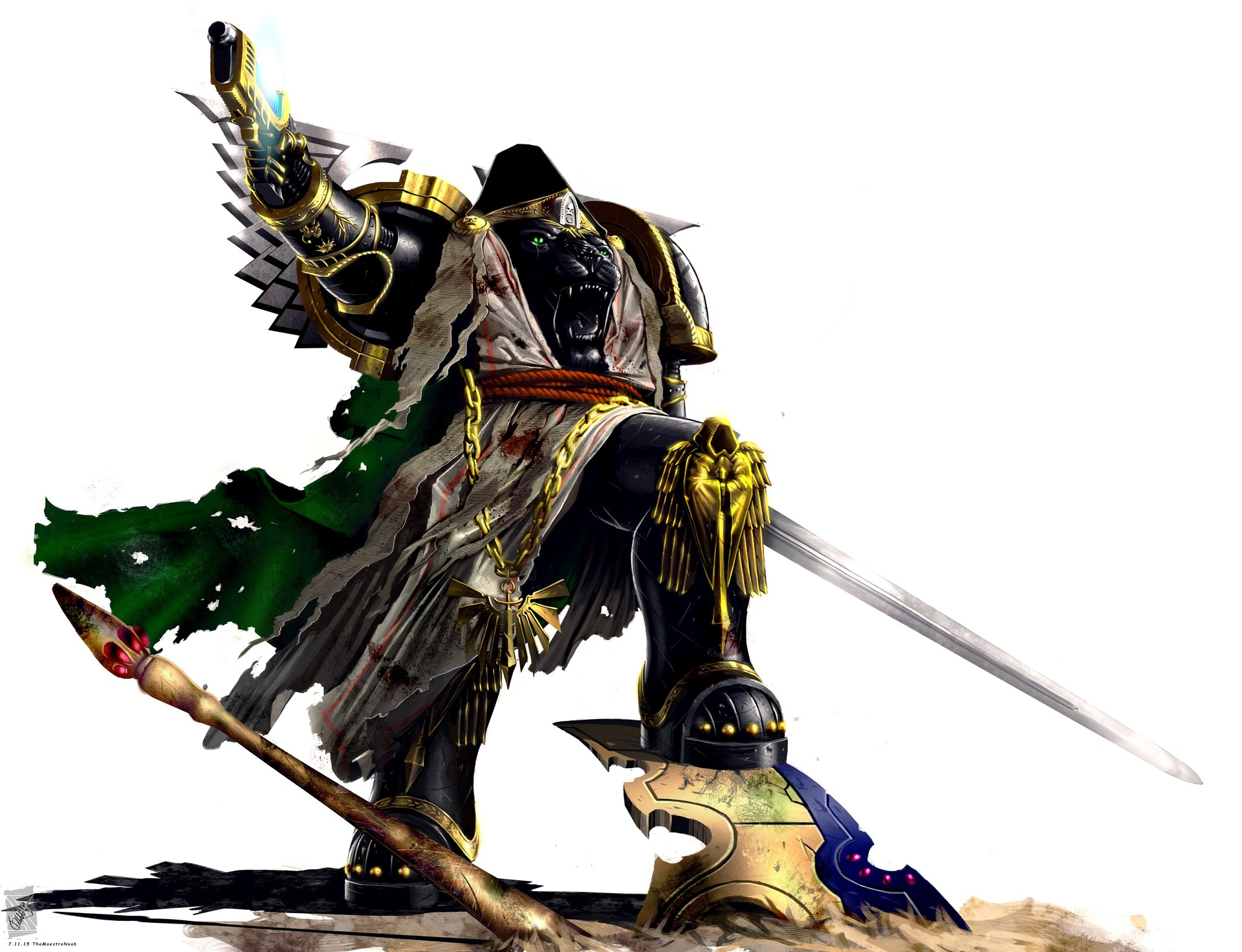 Artstation Lion El Jonson Georgy Stacker